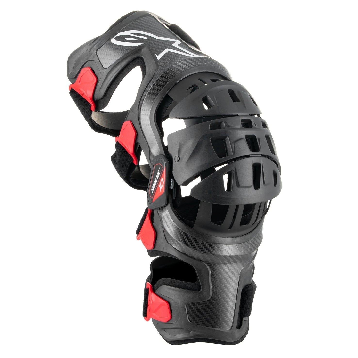 Alpinestars 2024 Bionic-10 Left Carbon Knee Brace Black